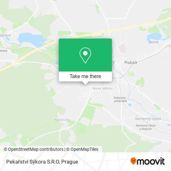 Pekařství Sýkora S.R.O map