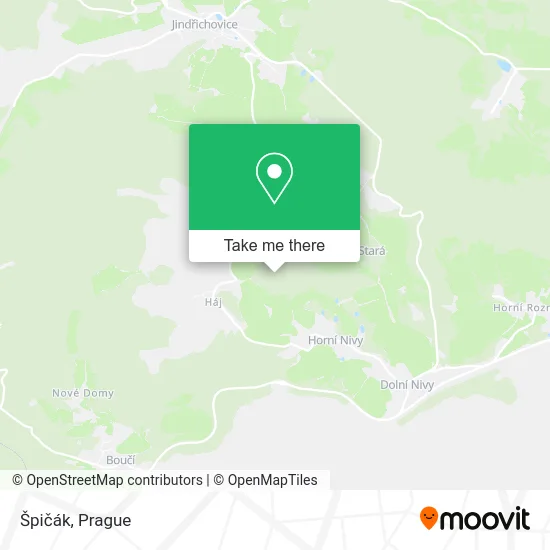 Карта Špičák