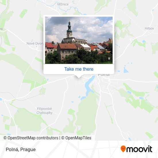 Карта Polná