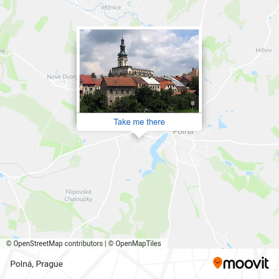 Карта Polná