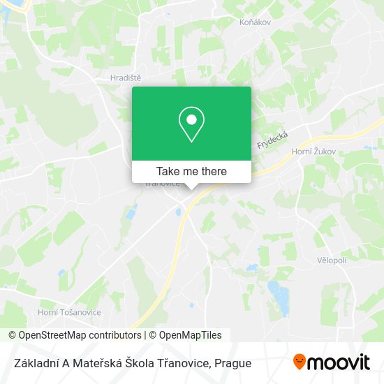 Základní A Mateřská Škola Třanovice map