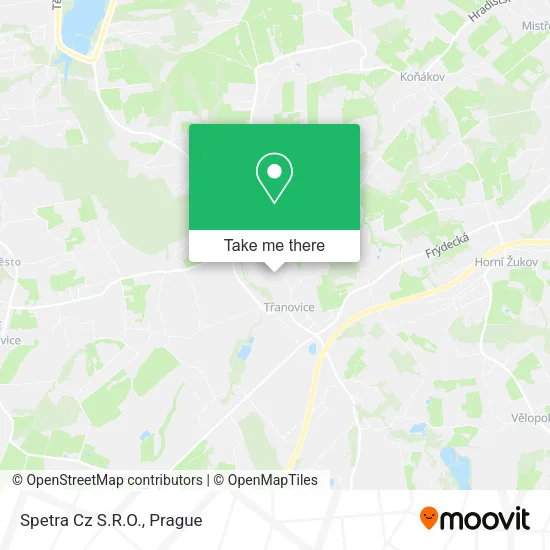 Карта Spetra Cz S.R.O.