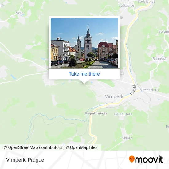 Карта Vimperk