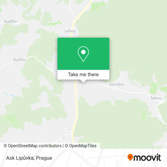 Карта Ask Lipůvka