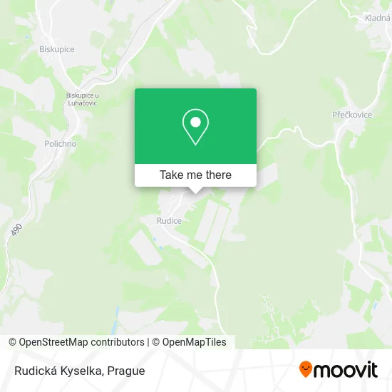 Карта Rudická Kyselka