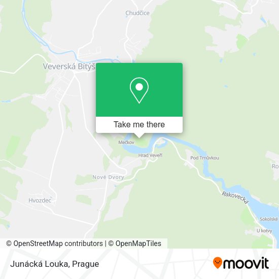 Junácká Louka map