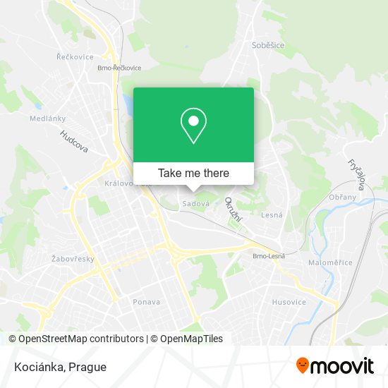 Карта Kociánka