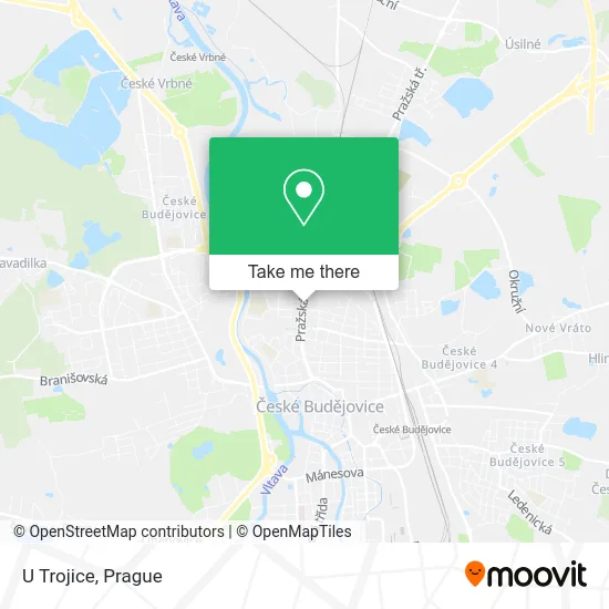 Карта U Trojice