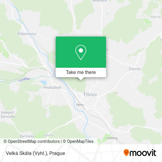 Velká Skála (Vyhl.) map