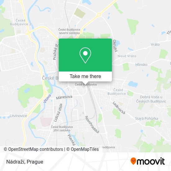 Nádraží map