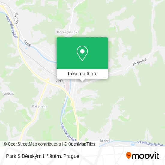 Park S Dětským Hřištěm map