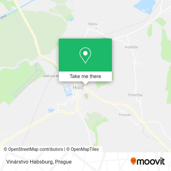 Vinárstvo Habsburg map