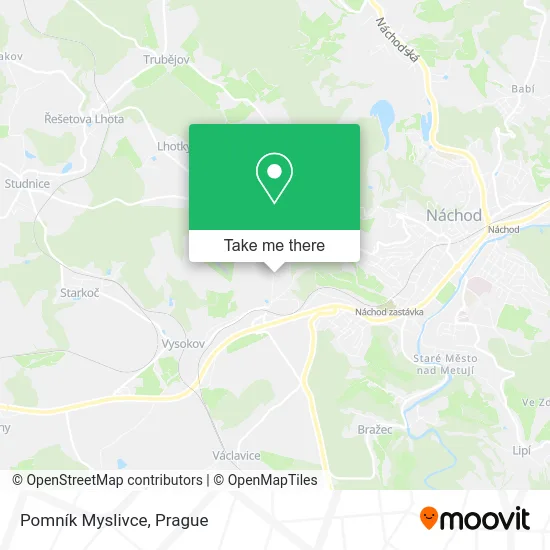 Карта Pomník Myslivce