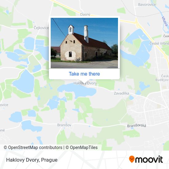 Haklovy Dvory map