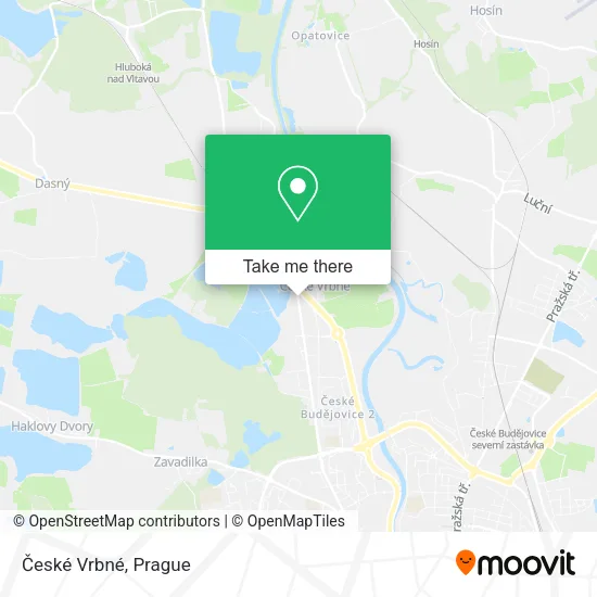 Карта České Vrbné