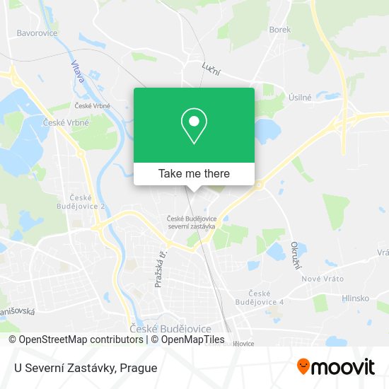 U Severní Zastávky map