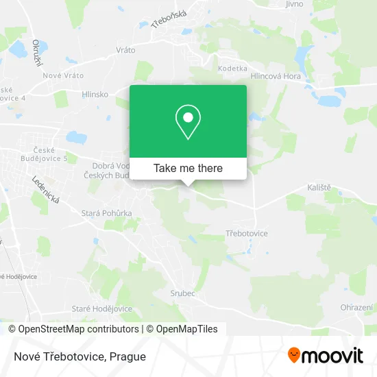 Карта Nové Třebotovice