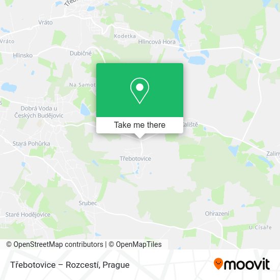 Třebotovice – Rozcestí map
