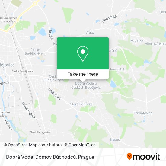 Dobrá Voda, Domov Důchodců map