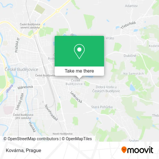 Карта Kovárna