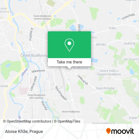 Aloise Kříže map