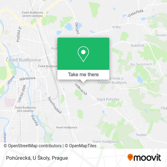 Карта Pohůrecká, U Školy
