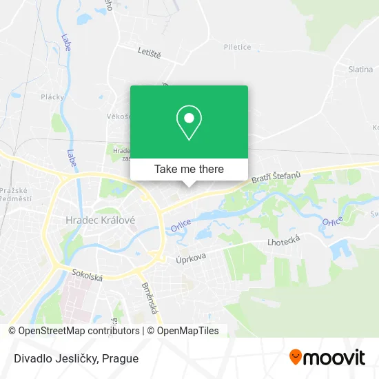 Карта Divadlo Jesličky