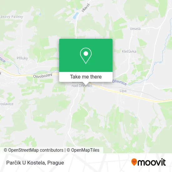 Карта Parčík U Kostela