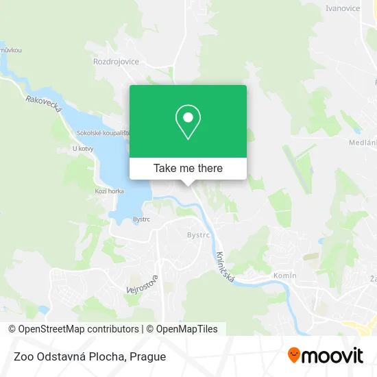 Карта Zoo Odstavná Plocha