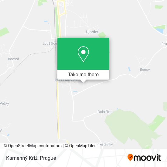 Kamenný Kříž map