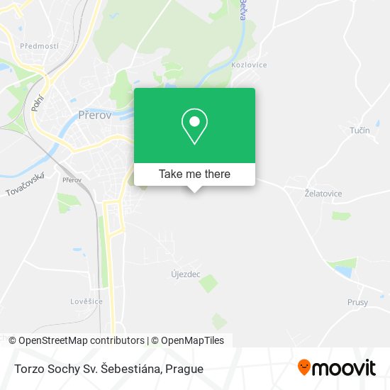 Torzo Sochy Sv. Šebestiána map