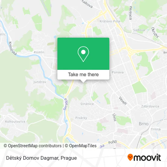 Карта Dětský Domov Dagmar