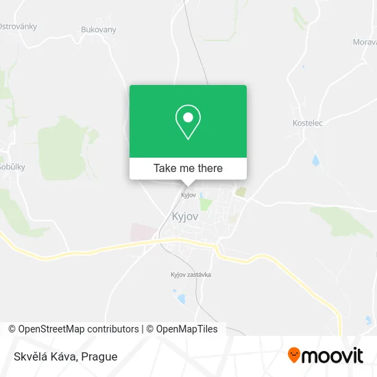 Карта Skvělá Káva