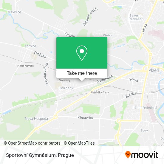 Sportovní Gymnásium map