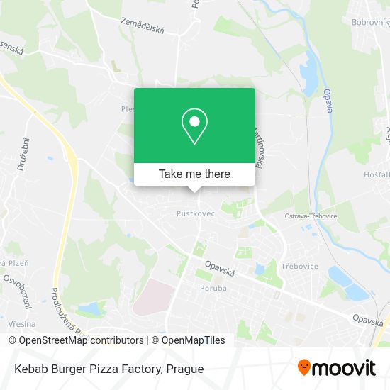 Kebab Burger Pizza Factory map