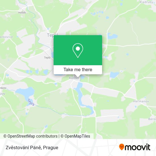 Zvěstování Páně map
