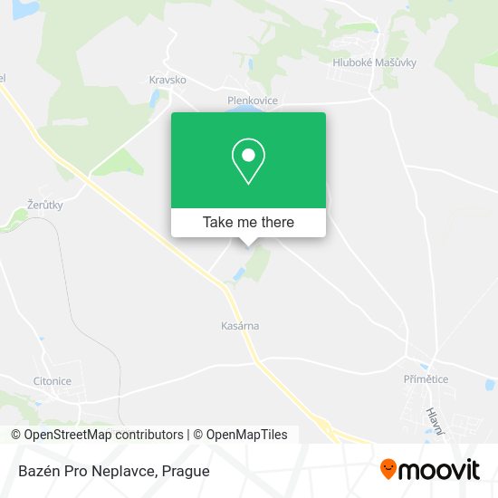 Карта Bazén Pro Neplavce