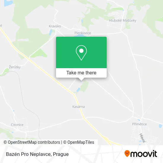 Карта Bazén Pro Neplavce