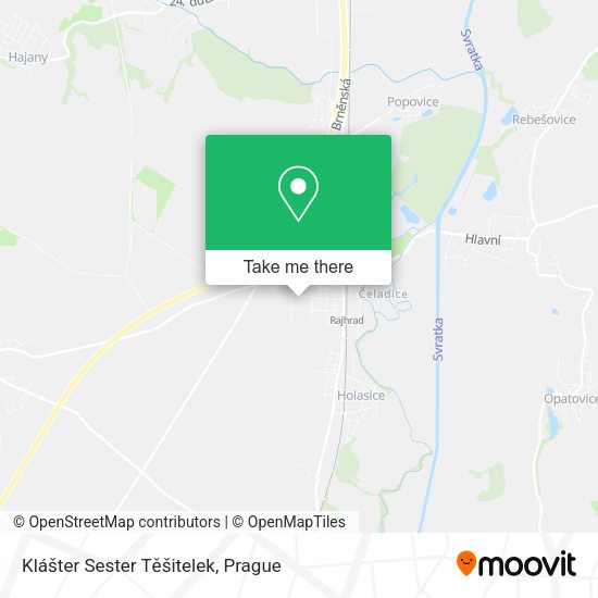 Klášter Sester Těšitelek map