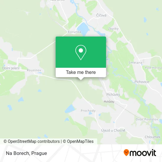 Карта Na Borech