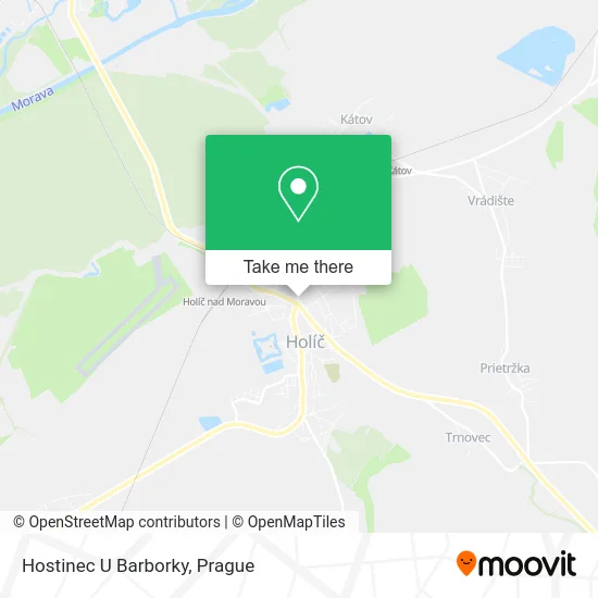Карта Hostinec U Barborky