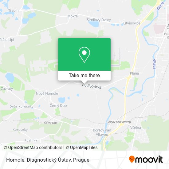 Homole, Diagnostický Ústav map