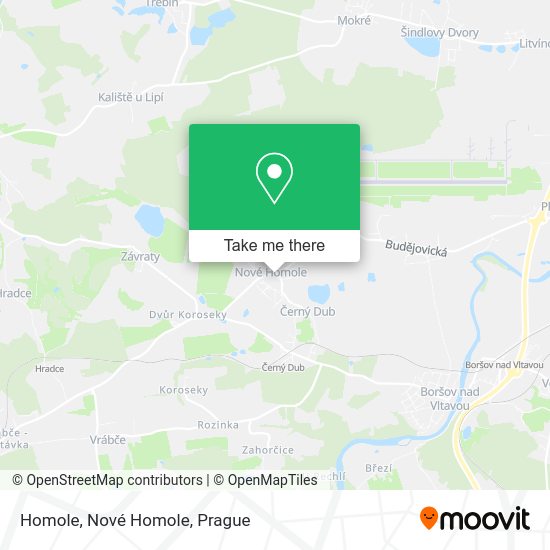 Карта Homole, Nové Homole