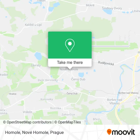 Карта Homole, Nové Homole
