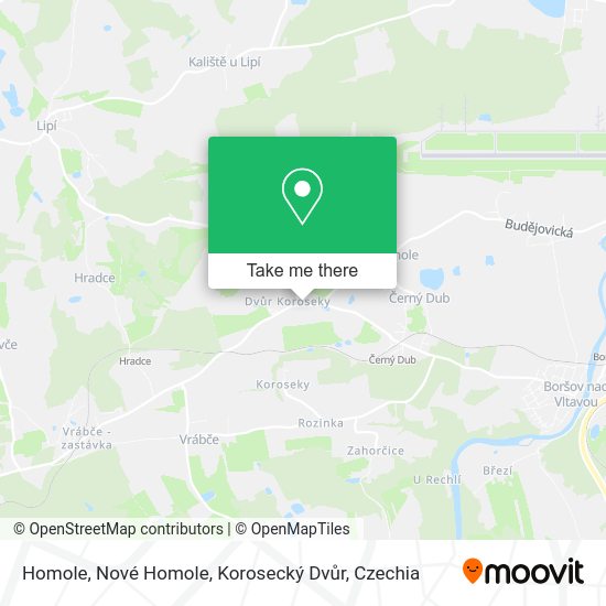 Homole, Nové Homole, Korosecký Dvůr map