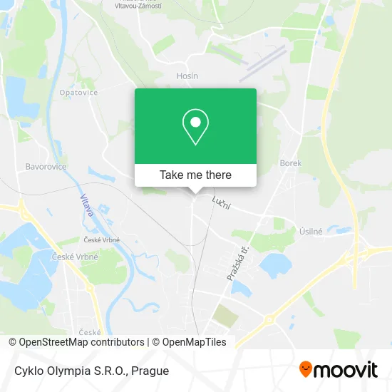 Карта Cyklo Olympia S.R.O.