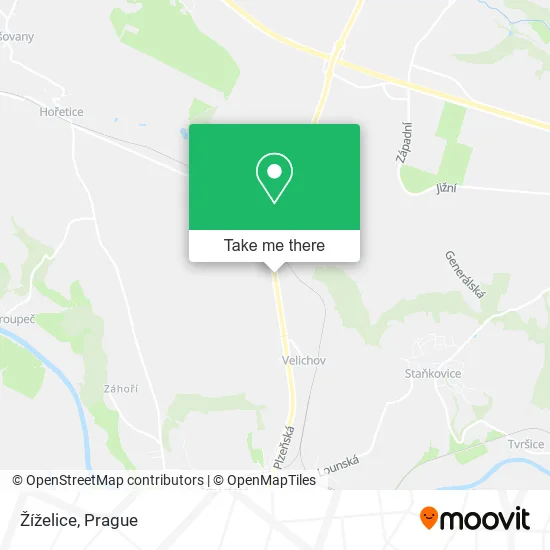 Карта Žíželice