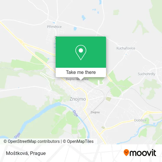 Карта Moštková