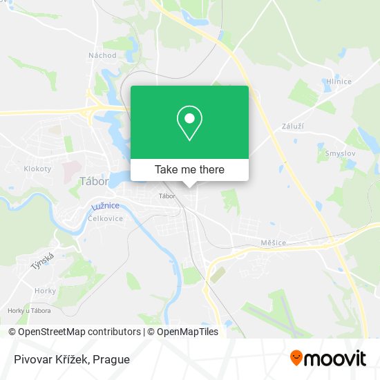 Pivovar Křížek map