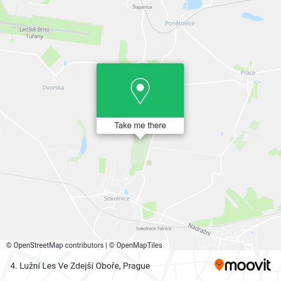 4. Lužní Les Ve Zdejší Oboře map